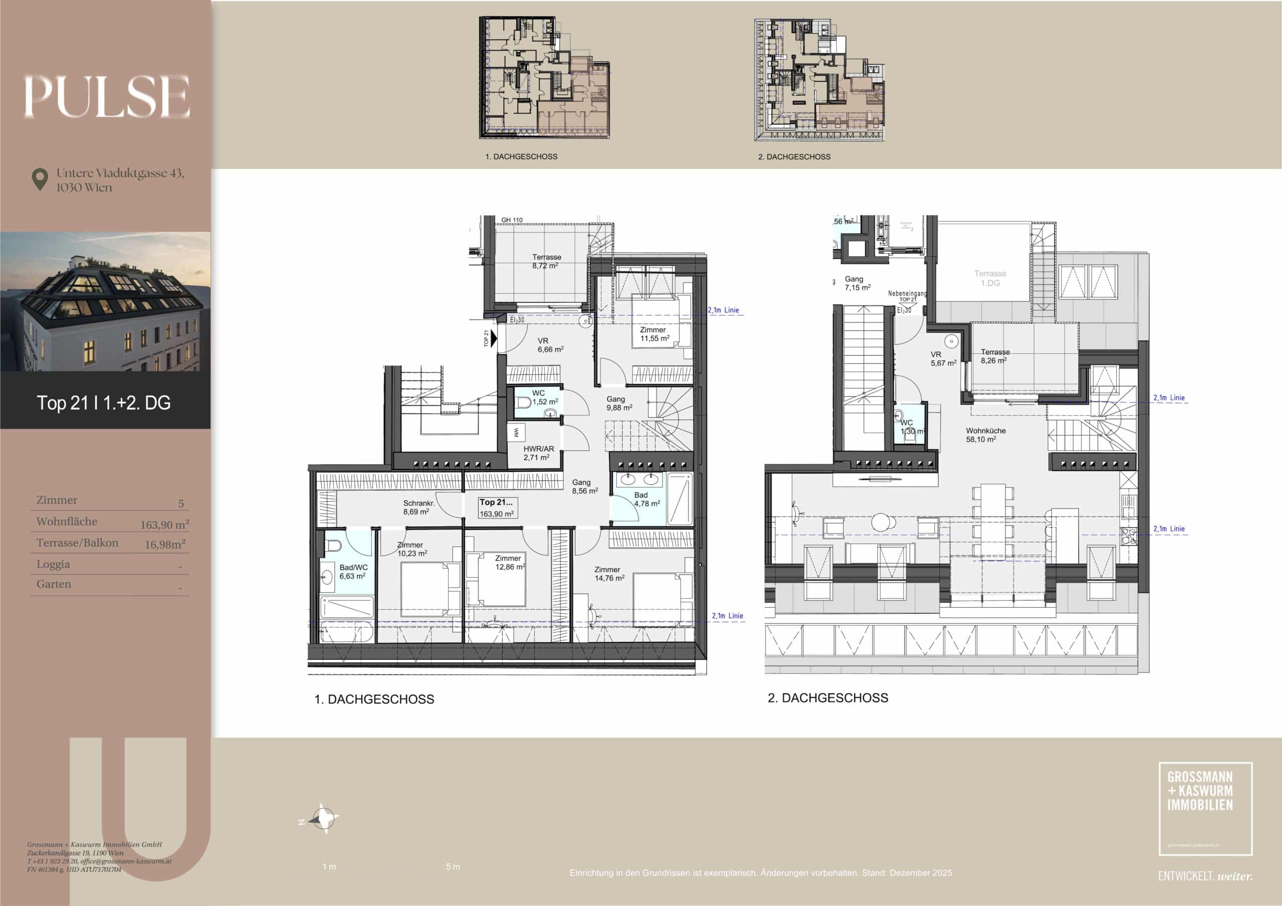 Grundrissplan Top 21