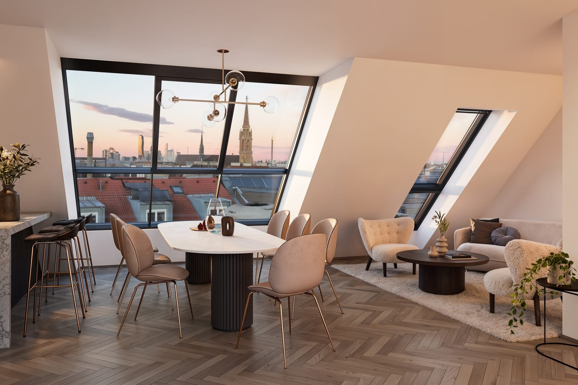 Read more about the article Exklusive DG-Maisonette mit 2 Terrassen im Herzen des 3. Bezirks